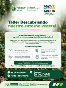 Taller Descubriendo nuestro entorno vegetal